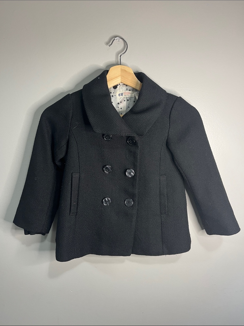 H&M coat size youth 5-6 years